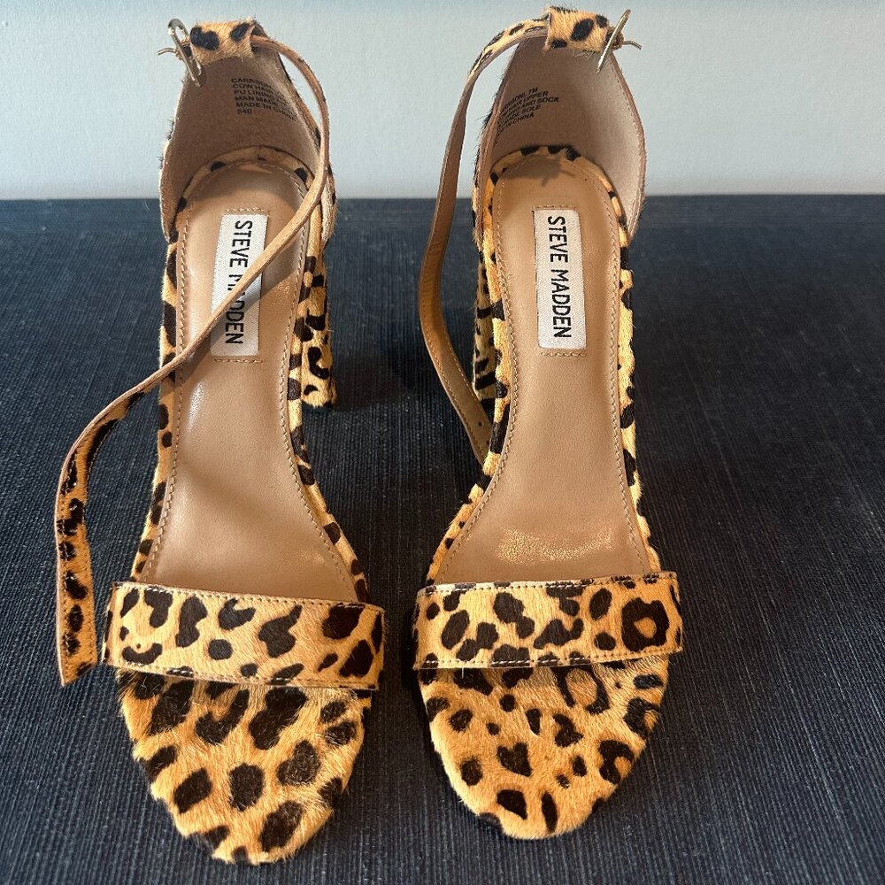 Steve Madden Cheetah Print Heels (Size 7) - image 3